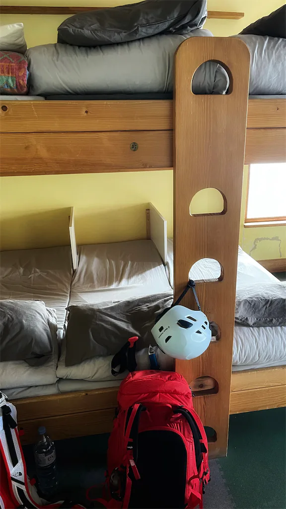 Climbing Mont Blanc via the Goûter Route 2 Tête Rousse hut bunk beds