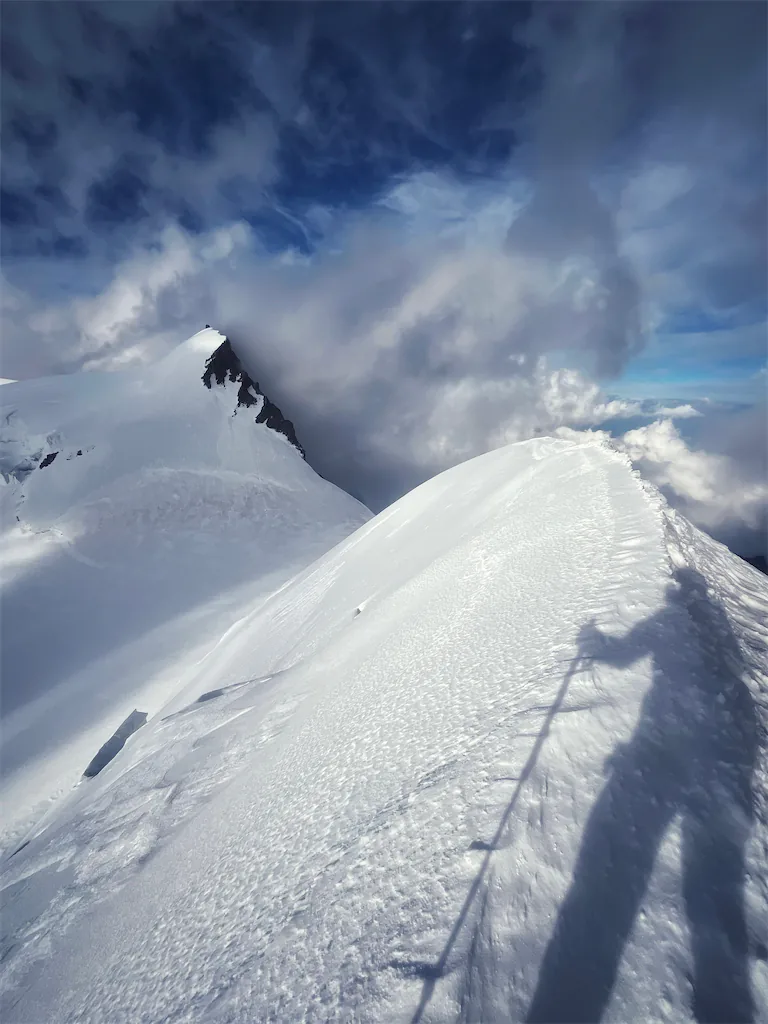 Parrotspitze during my Monte Rosa traverse