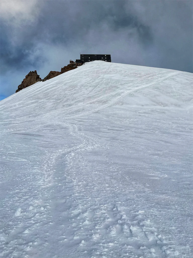 Punta Gnifetti (Signalkuppe) with Capanna Margherita on top
